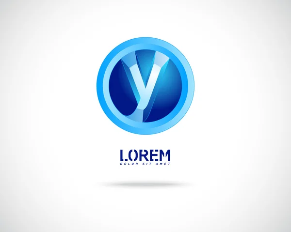 Modello astratto di design del logo vettoriale — Vettoriale Stock