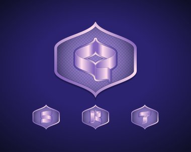 soyut vektör logo tasarım şablonu