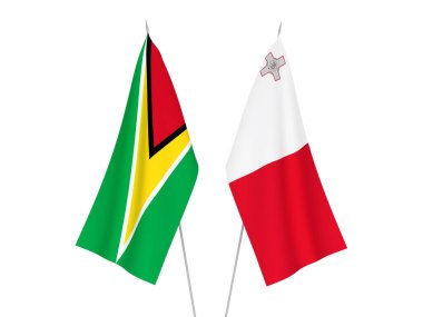 Kooperatif Guyana Cumhuriyeti ve Malta bayrakları