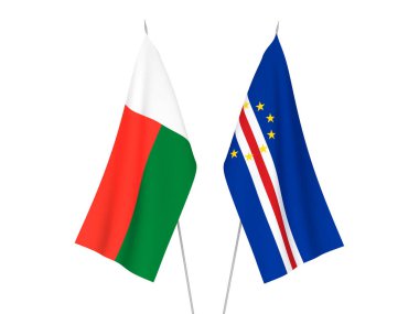 Madagaskar ve Cabo Cumhuriyeti bayrakları