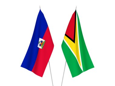 Kooperatif Guyana Cumhuriyeti ve Haiti bayrakları