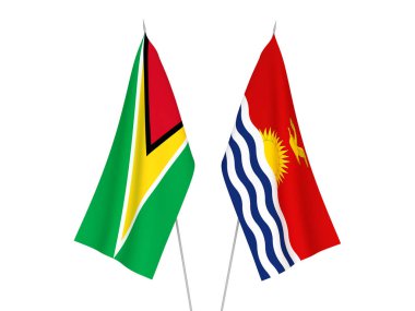 Kooperatif Guyana Cumhuriyeti ve Kiribati bayrağı