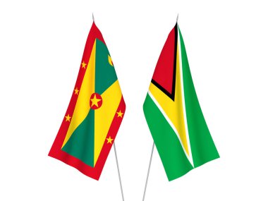 Kooperatif Guyana Cumhuriyeti ve Grenada bayrakları