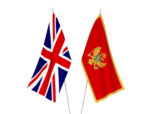 Bandeiras da Grã-Bretanha e da República Centro-Africana — Fotografia de Stock