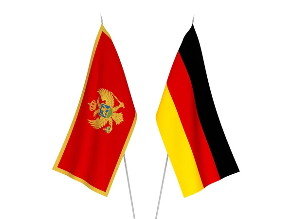 ドイツと中央アフリカ共和国の国旗 — ストック写真
