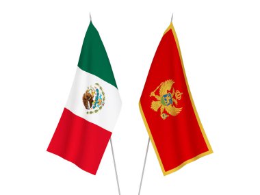 Orta Afrika Cumhuriyeti ve Meksika bayrakları