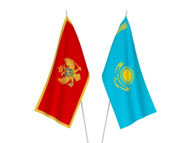 Kazakistan ve Orta Afrika Cumhuriyeti bayrakları