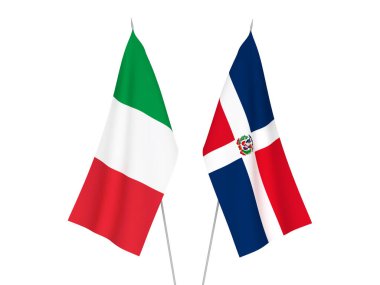 İtalya ve Dominik Cumhuriyeti bayrakları