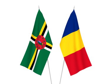 Romanya ve Dominica bayrakları