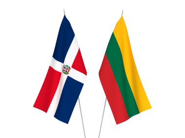 Litvanya ve Dominik Cumhuriyeti bayrakları