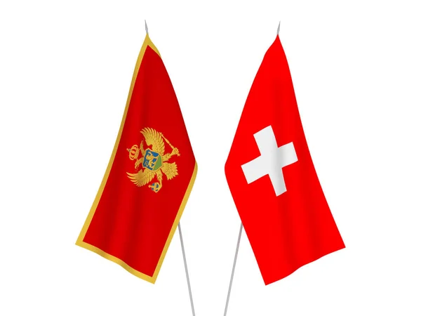 Banderas de Suiza y República Centroafricana — Foto de Stock
