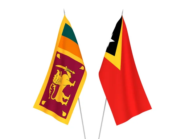 Východní Timor a Demokratická socialistická republika Srí Lanka — Stock fotografie