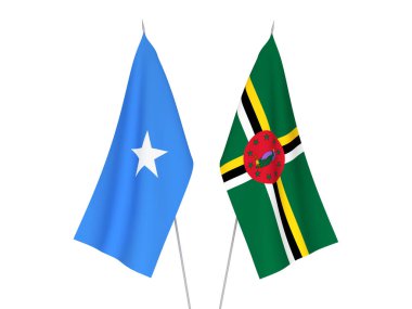 Somali ve Dominika bayrakları