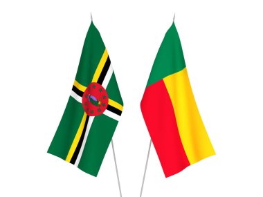 Benin ve Dominica bayrakları
