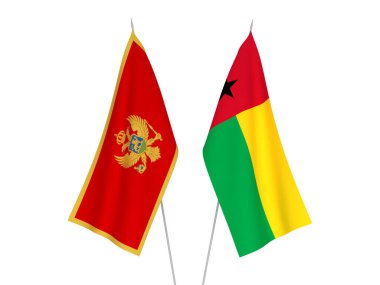 Karadağ ve Gine Bissau Cumhuriyeti bayrakları