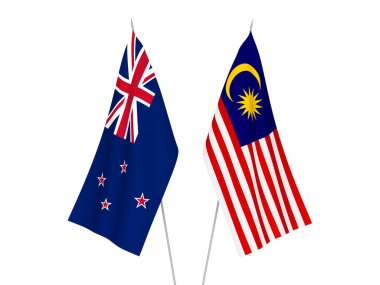 Malezya ve Yeni Zelanda bayrakları