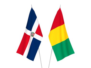 Gine ve Dominik Cumhuriyeti bayrakları