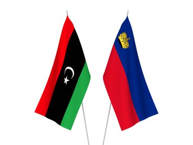 Libya ve Lihtenştayn bayrakları