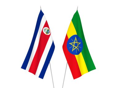 Etiyopya ve Kosta Rika bayrakları