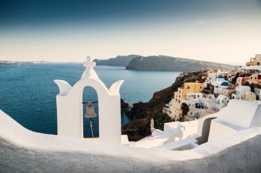 oia görünümü güzel santorini Island, Yunanistan