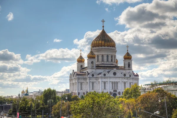 Świątynia Chrystusa Zbawiciela w Moskwie — Zdjęcie stockowe