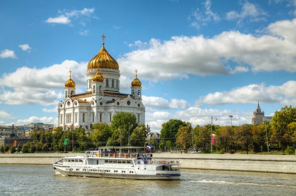 Świątynia Chrystusa Zbawiciela w Moskwie — Zdjęcie stockowe