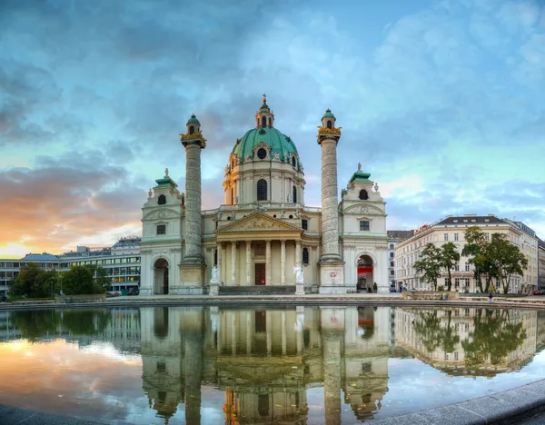 Karlskirche, Bécs, Ausztria — Stock Fotó