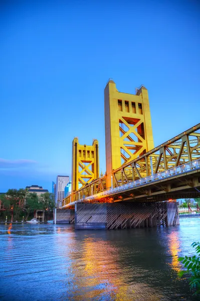 Sacramento altın kapı asma köprü — Stok fotoğraf