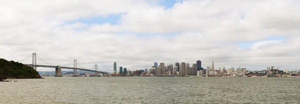 Panoramic view to the downtown of San Francisco — Stock Photo, Image