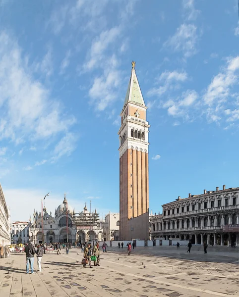 San marco placu w Wenecji, Włochy — Zdjęcie stockowe