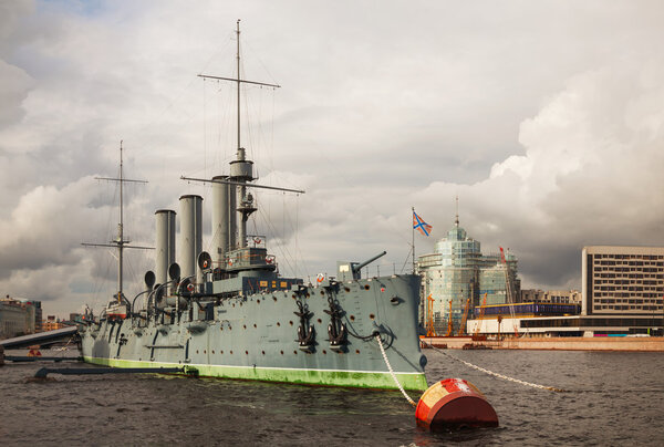 Крейсер "Аврора" в Санкт-Петербурге
