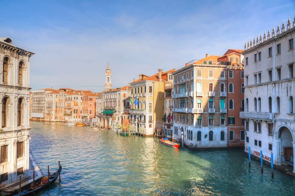 Visa till Canal Grande i Venedig, Italien — Stockfoto