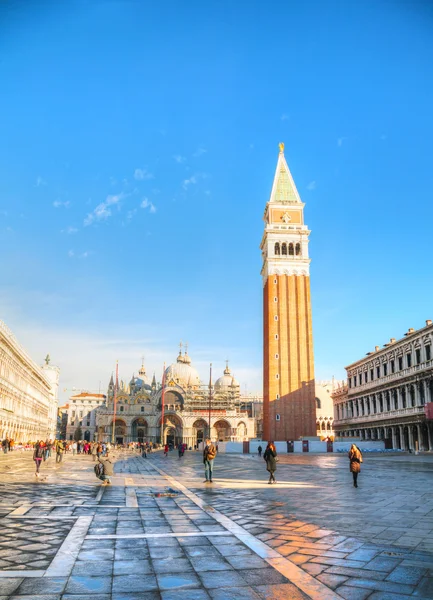 Piazza San Marco on in Venice — Stock Photo, Image