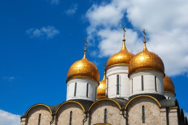 Moskova kremlin de Dormition katedral kubbe