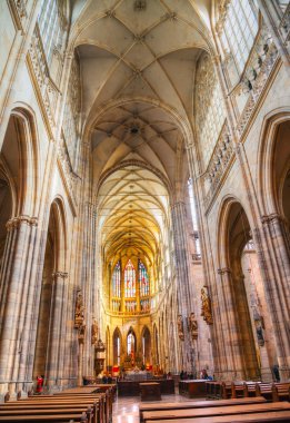 St. vitus Katedrali iç Prag