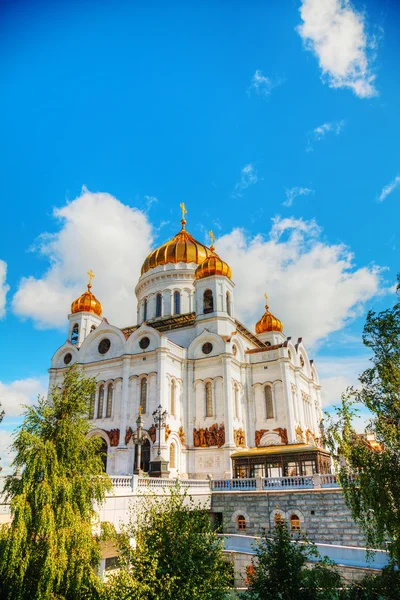 Świątynia Chrystusa Zbawiciela w Moskwie — Zdjęcie stockowe