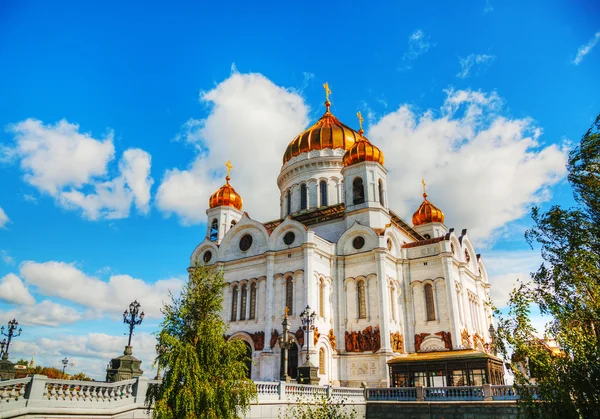 Świątynia Chrystusa Zbawiciela w Moskwie — Zdjęcie stockowe