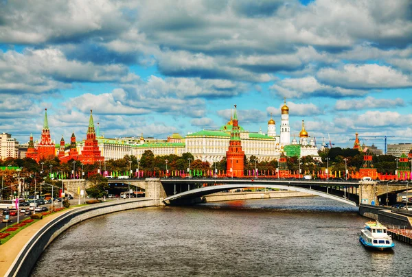 Visão geral do Kremlin em Moscou — Fotografia de Stock