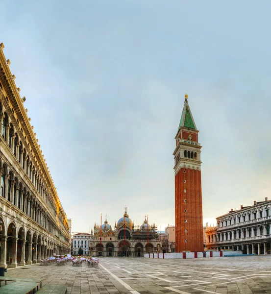 San marco náměstí v Benátkách, Itálie — Stock fotografie