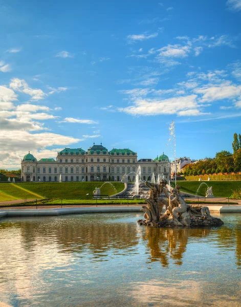 Palazzo Belvedere a Vienna, Austria — Foto Stock