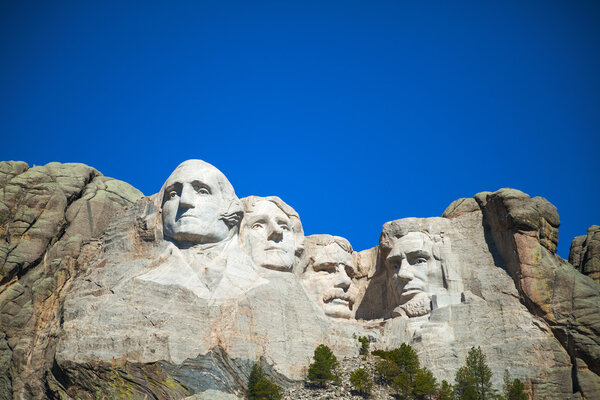 Mount Rushmore monument in South Dakota