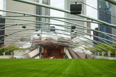 Chicago Millenium park Jay pritzker Pavyonu