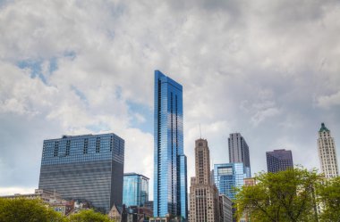 Downtown chicago, Il gün batımında