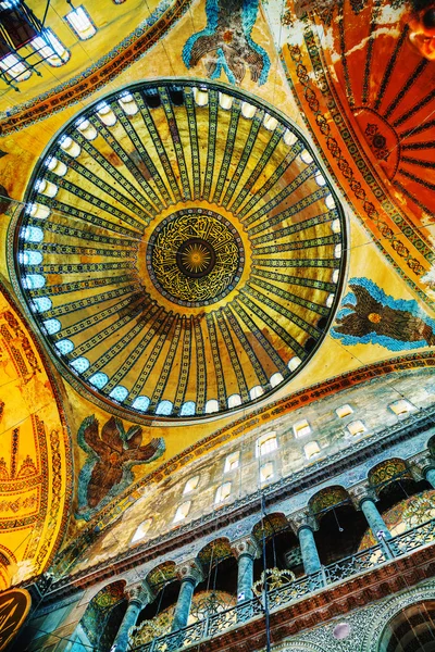 Intérieur de Hagia Sophia à Istanbul, Turquie — Photo