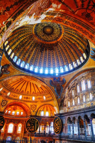 Interiör Hagia Sophia i Istanbul, Turkiet — Stockfoto