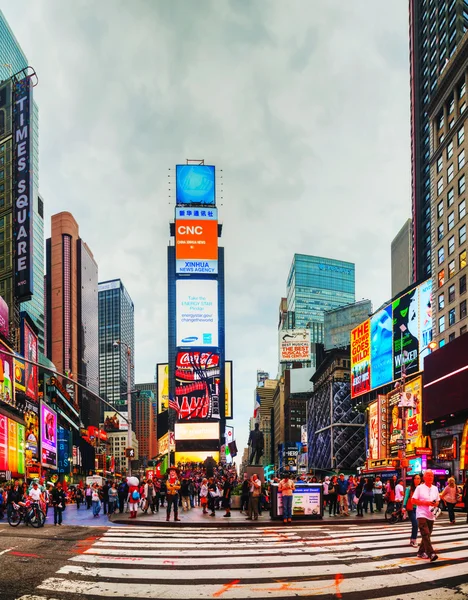 Times Square em Nova York — Fotografia de Stock