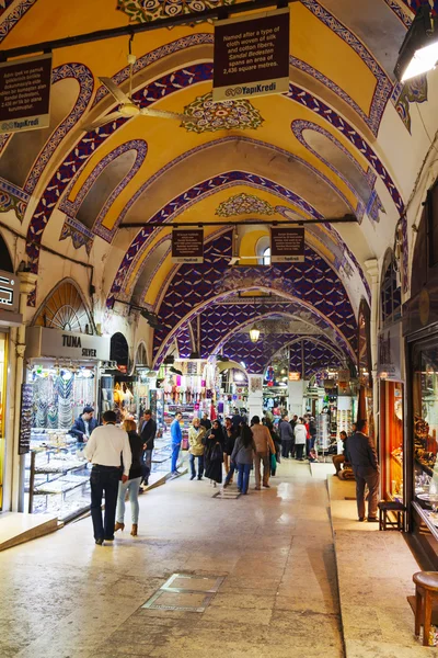 Grand Bazaar in Istanbul interior — Stock Photo, Image