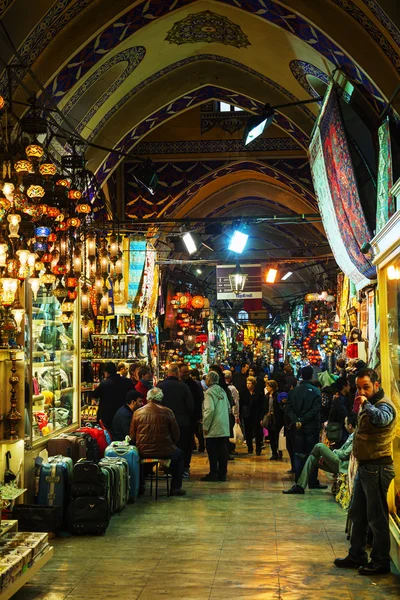 Krytego Bazaru w Stambule wnętrza — Zdjęcie stockowe