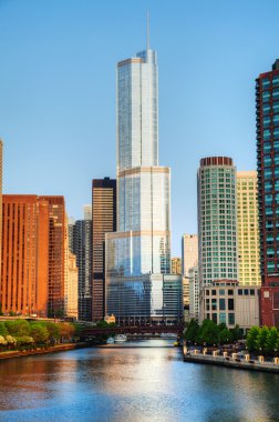 Uluslararası otel ve tower Chicago, Il sabah koz
