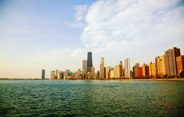 Innenstadt Chicago, il am Morgen — Stockfoto